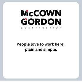 McCownGordon Construction logo that links to Careers page