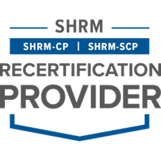 SHRM recertification badge
